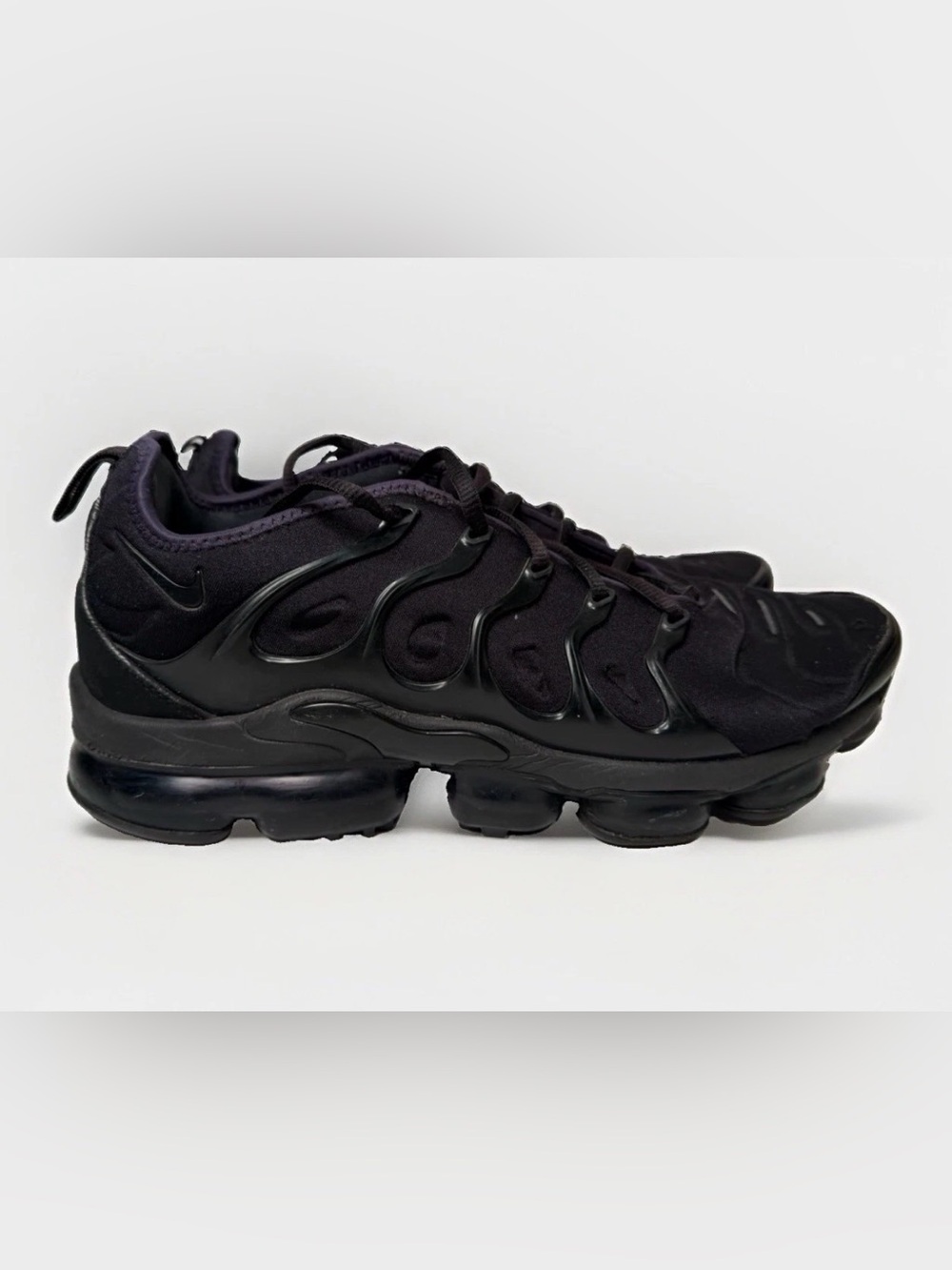 Mens Size 12 Nike Air VaporMax Plus Triple Black 924453-004